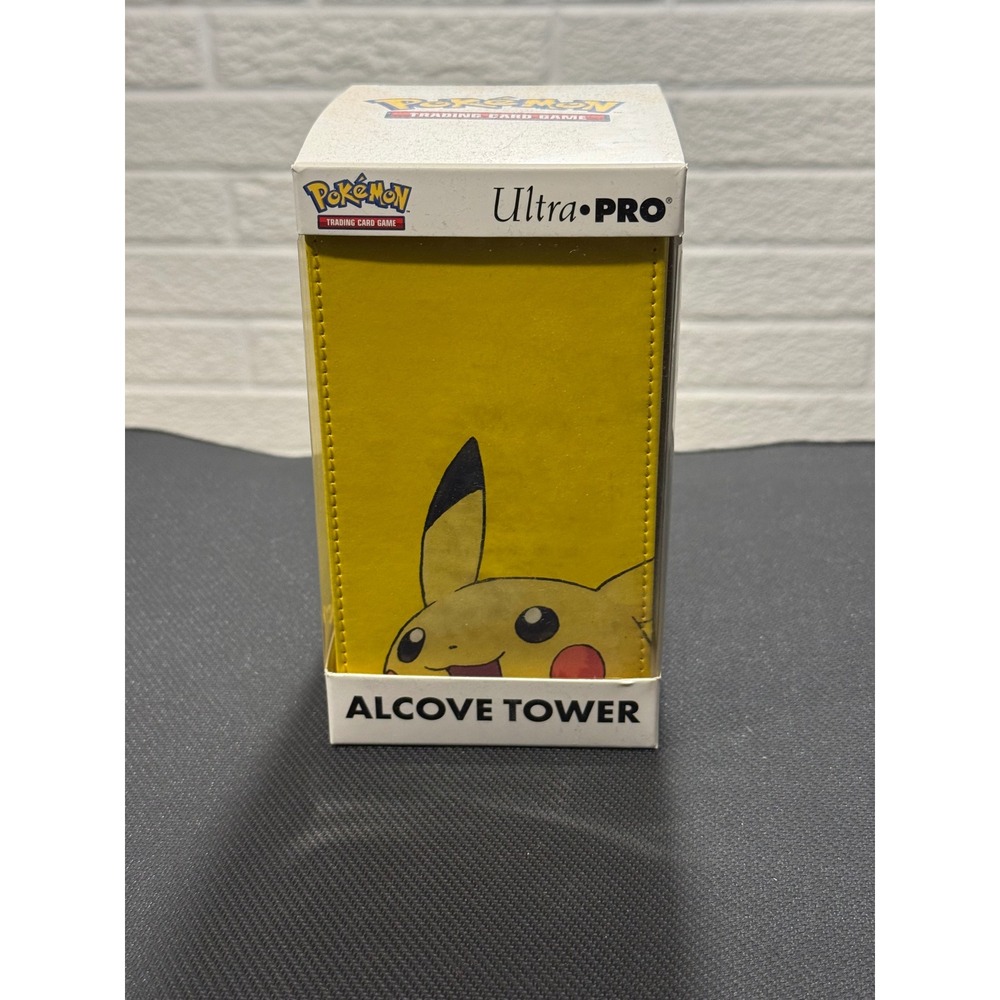 Ultra PRO Pokemon Pikachu Alcove Tower Deck Box‎ Premium Leatherette 16551
